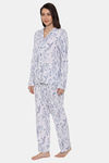 Triumph Just Mix Moroccon Print Long Sleeve Pyjama Set - Floral Print — thumbnail 3